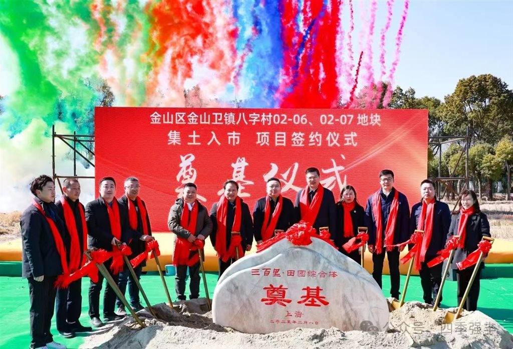 新年第一宗!金山这个集体经营性建设用地成功入市,将打造……